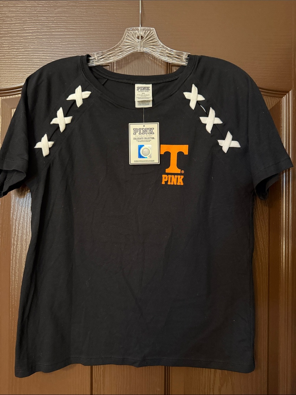 Victoria's Secret PINK Black TENNESSEE VOLS Collegiate Logo